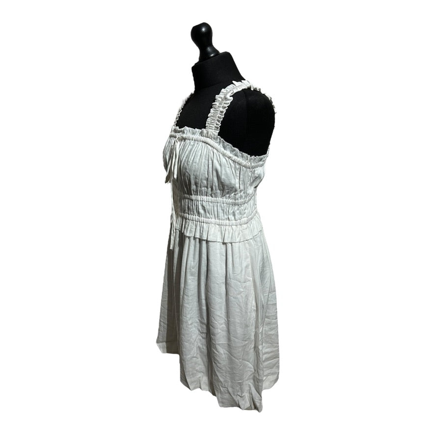 Allsaints Sofia Linen Blend Mini Dress - Recurring.Life