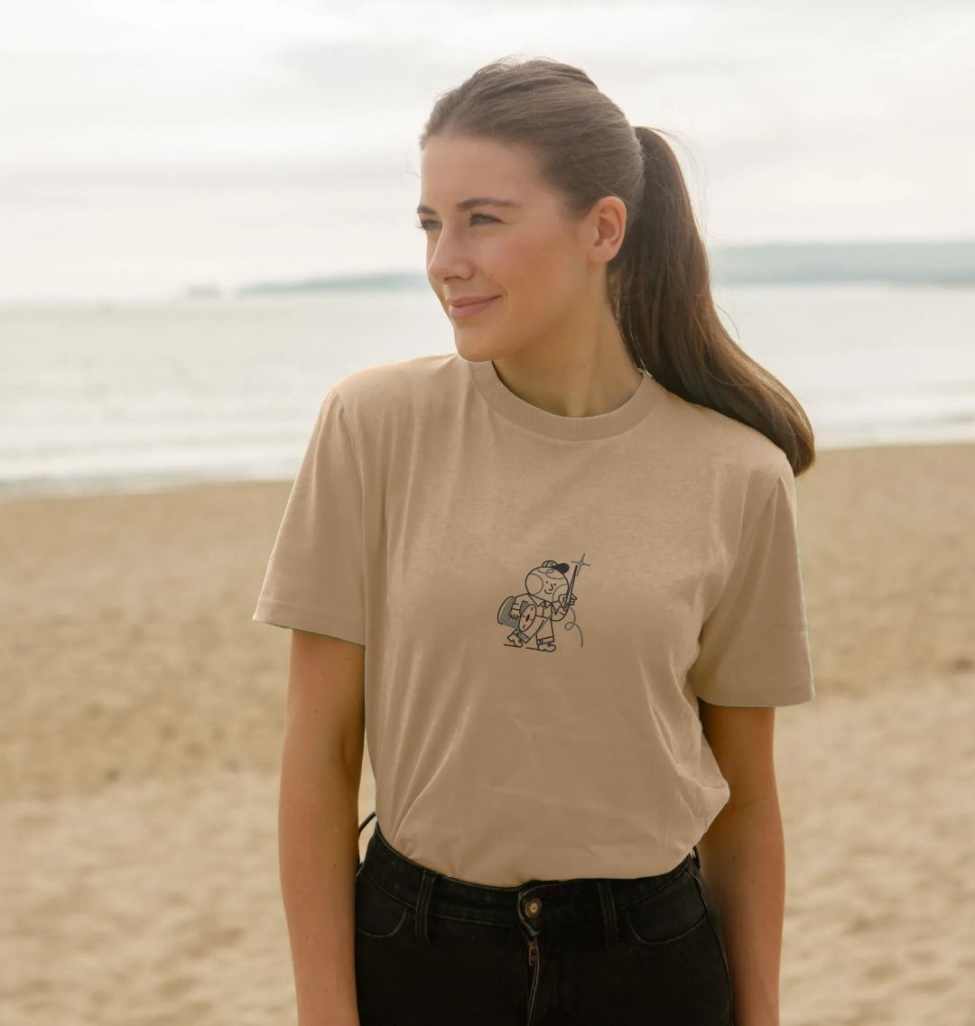 Recurring.Life 'A Good Yarn' Short Sleeve T-Shirt - Sand - Recurring.Life