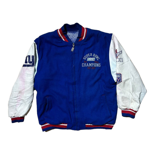 Reebok Vintage Official NFL New York Giants Super Bowl Varsity Jacket - Recurring.Life