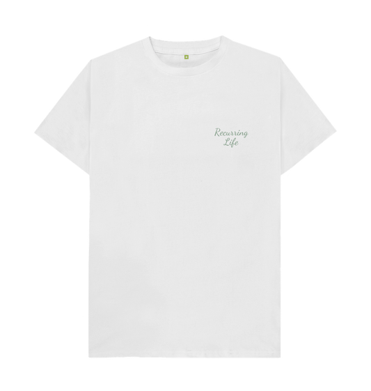 White Recurring.Life Basic's Tee - White